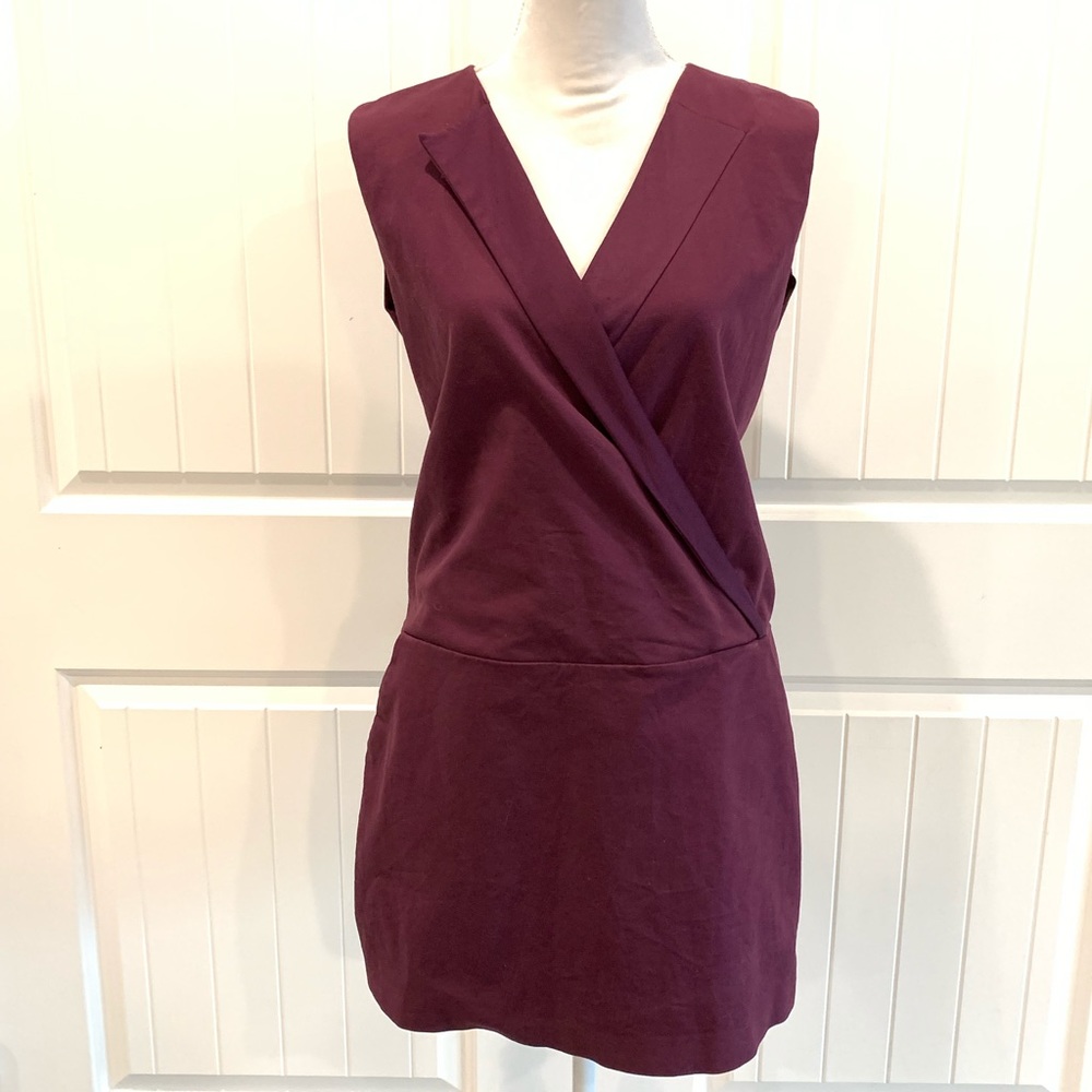Kate Spade Saturday Sleeveless Plum Dress Pockets